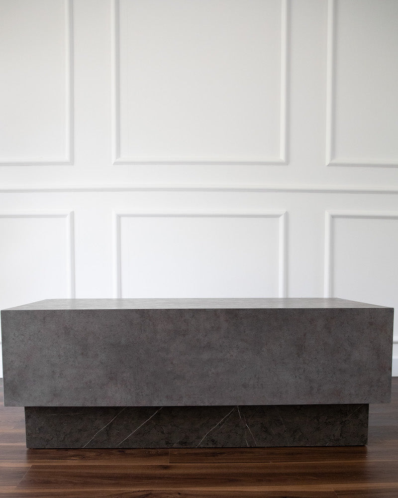 Concrete Two-Slab Coffee Table