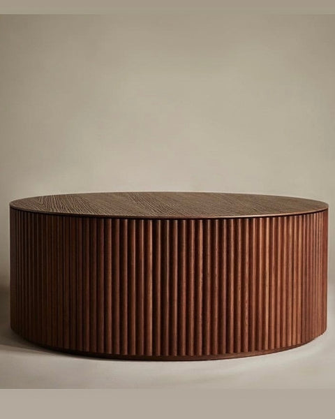 Round Fluted Coffee Table